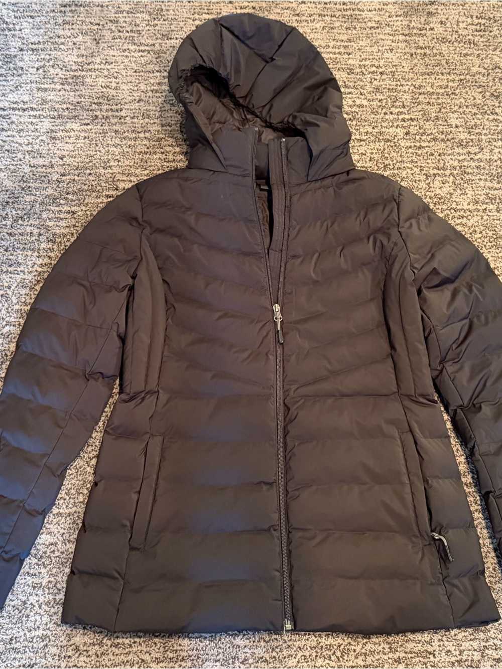 32 Degrees Women's Black Hooded Puffer Coat